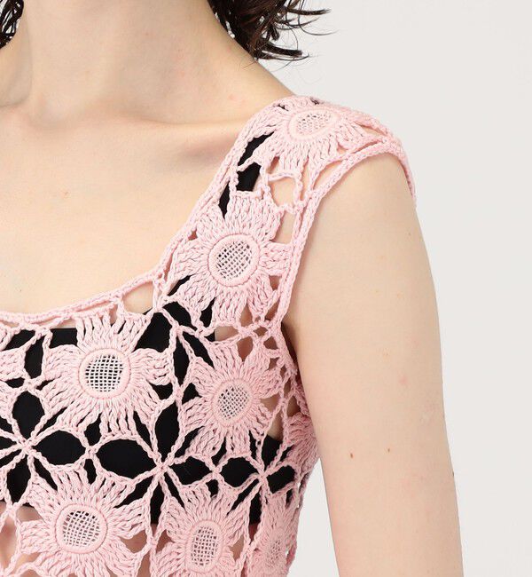 TOMORROWLAND BUYING WEAR「MOZHDEH MATIN FLOWER LACE TOP」|ベスト・ジレ|