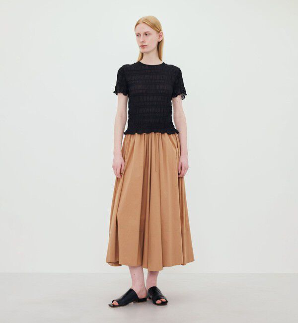 TOMORROWLAND GOODS「BY MALENE BIRGER PHEO ギャザースカート」|フレア|