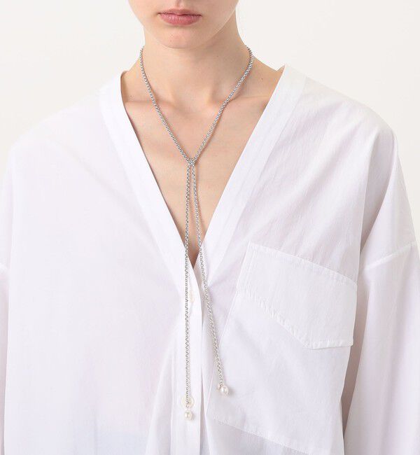 TOMORROWLAND GOODS「PHILIPPE AUDIBERT Stow long シルバーネックレス」|ネックレス|