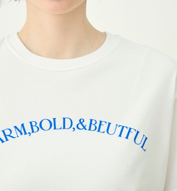 MACPHEE「コットンロゴプリント Tシャツ」|Tシャツ・カットソー|