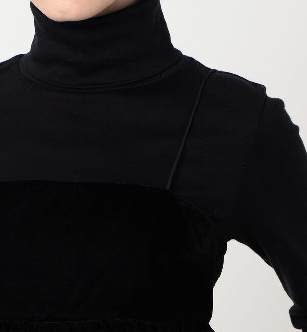TOMORROWLAND BUYING WEAR「【別注】ne Quittez pas BLACK  VELBET PEARL トップス」|キャミソール|