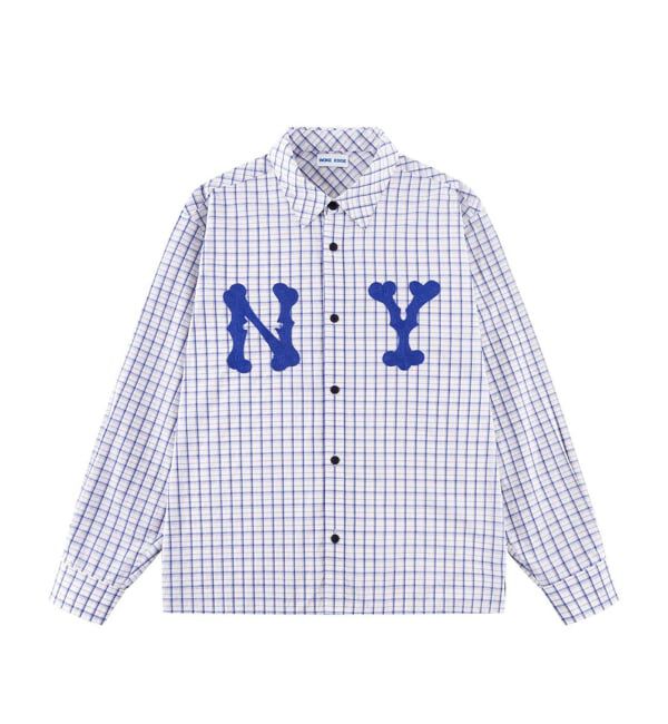 JOINT WORKS「WOKE EDGE / ウォークエッジ NY Glit Check Shirt」|シャツ・ブラウス|ブルー A
