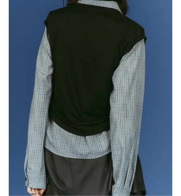 JOINT WORKS「Knuth Marf/クヌースマーフ 2-piece layered compact shirt」|シャツ・ブラウス|