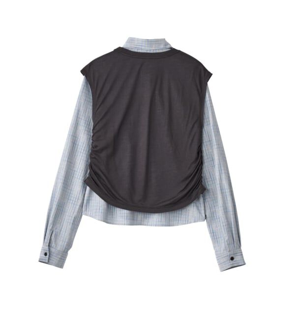 JOINT WORKS「Knuth Marf/クヌースマーフ 2-piece layered compact shirt」|シャツ・ブラウス|