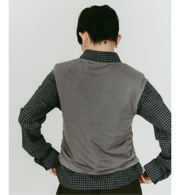 JOINT WORKS「Knuth Marf/クヌースマーフ 2-piece layered compact shirt」|シャツ・ブラウス|
