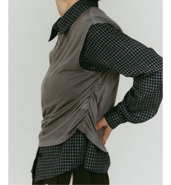 JOINT WORKS「Knuth Marf/クヌースマーフ 2-piece layered compact shirt」|シャツ・ブラウス|