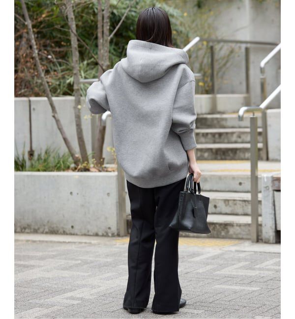 SLOBE IENA「《店舗・WEB限定カラー有り/シルバージップ/追加》ボリュームジップアップフーディー」|パーカー|