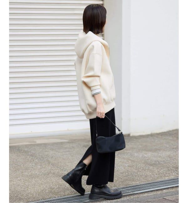 SLOBE IENA「《店舗・WEB限定カラー有り/シルバージップ/追加》ボリュームジップアップフーディー」|パーカー|