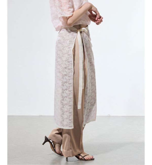 IENA「《一部カラー店舗限定》ライトツイルセミワイドパンツ」|その他|