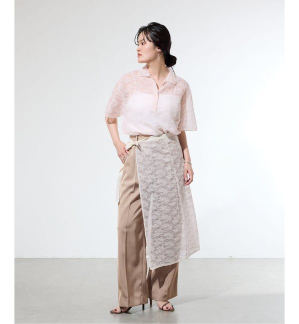IENA「《一部カラー店舗限定》ライトツイルセミワイドパンツ」|その他|