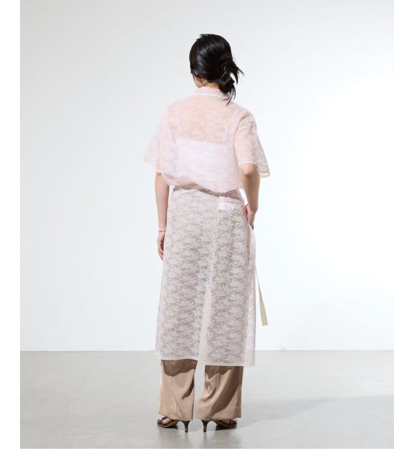 IENA「《一部カラー店舗限定》ライトツイルセミワイドパンツ」|その他|