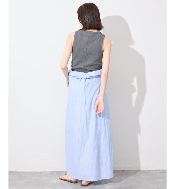 SLOBE IENA「《シリーズあり》コットンリブアメリカンスリーブ」|タンクトップ|