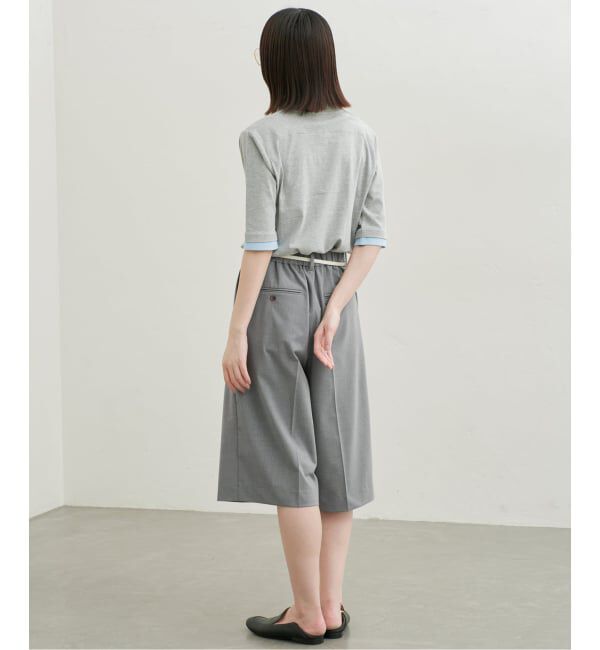 SLOBE IENA「《接触冷感/防シワ/予約》2WAY TRトロバミューダスラックス」|その他|