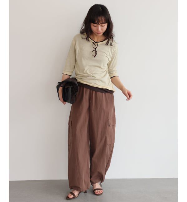SLOBE IENA「《追加》シアー天竺5分袖Tシャツ」|Tシャツ・カットソー|
