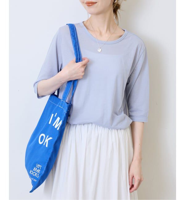 SLOBE IENA「《追加》シアー天竺5分袖Tシャツ」|Tシャツ・カットソー|