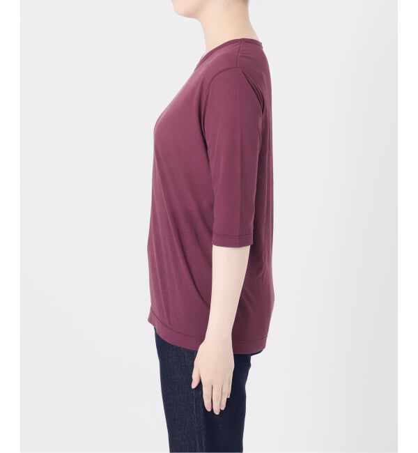SLOBE IENA「《追加》シアー天竺5分袖Tシャツ」|Tシャツ・カットソー|