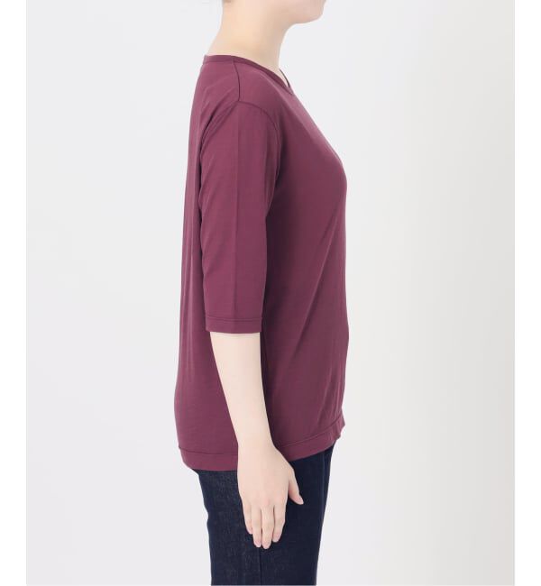 SLOBE IENA「《追加》シアー天竺5分袖Tシャツ」|Tシャツ・カットソー|