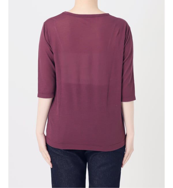 SLOBE IENA「《追加》シアー天竺5分袖Tシャツ」|Tシャツ・カットソー|