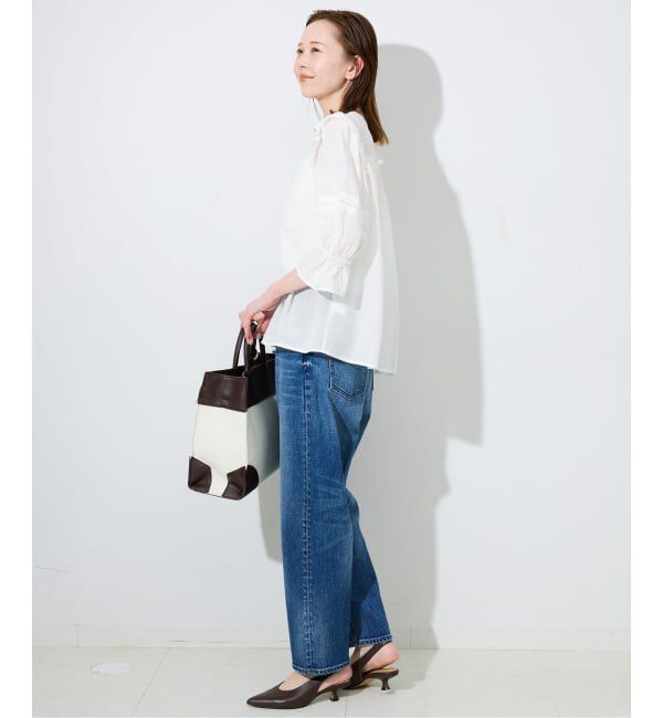 SLOBE IENA「《WEB限定/追加2》コットンレーヨンレースブラウス」|シャツ・ブラウス|
