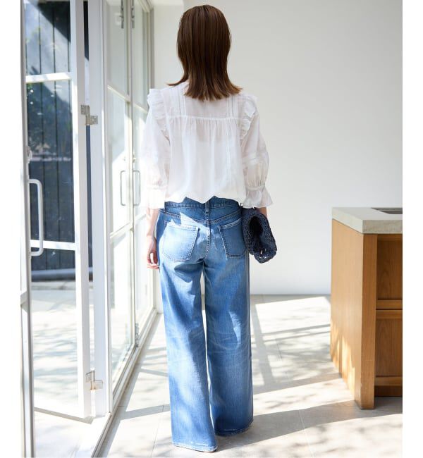 SLOBE IENA「《WEB限定/追加2》コットンレーヨンレースブラウス」|シャツ・ブラウス|