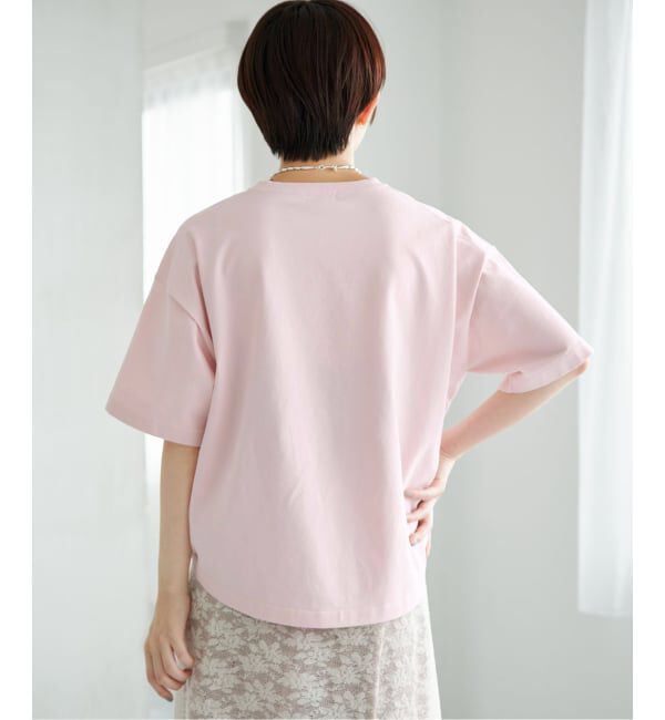 IENA「ウォッシャブルファインコットンニットTシャツ」|ニット・セーター|