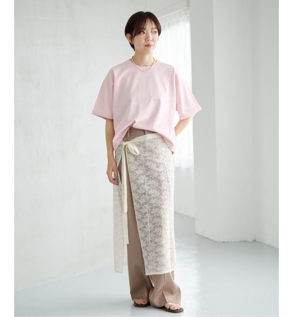 IENA「ウォッシャブルファインコットンニットTシャツ」|ニット・セーター|