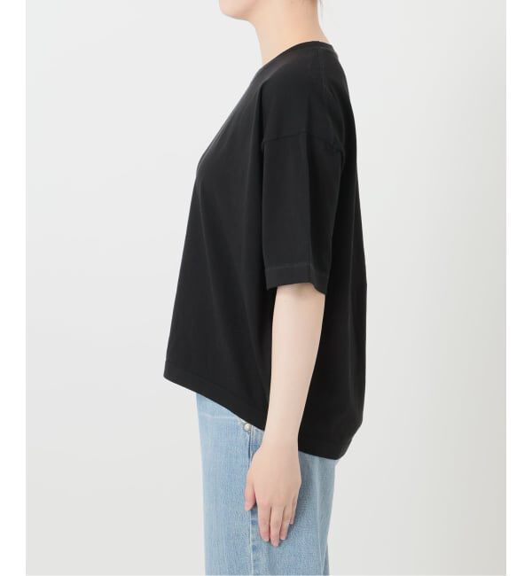 IENA「ウォッシャブルファインコットンニットTシャツ」|ニット・セーター|