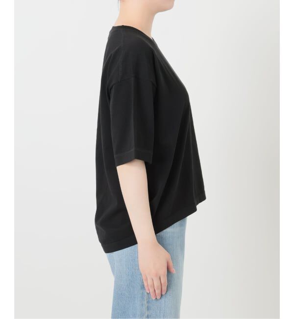 IENA「ウォッシャブルファインコットンニットTシャツ」|ニット・セーター|