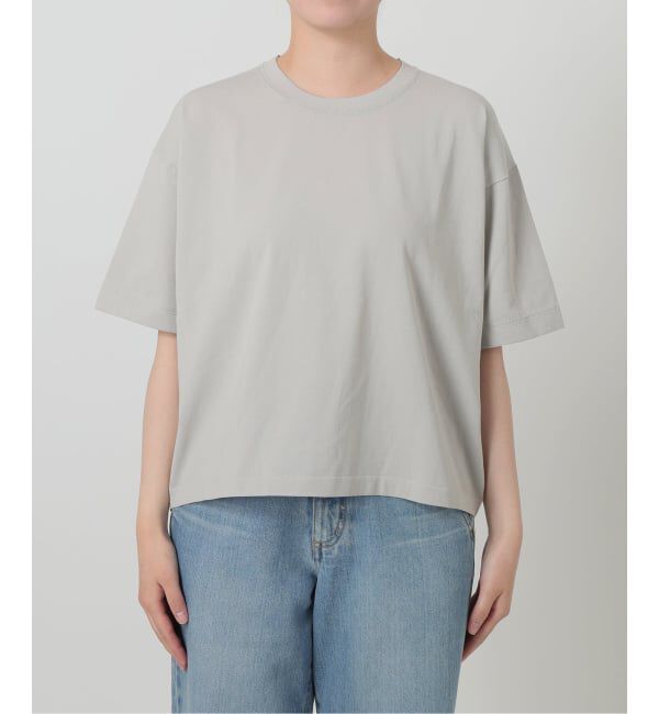 IENA「ウォッシャブルファインコットンニットTシャツ」|ニット・セーター|