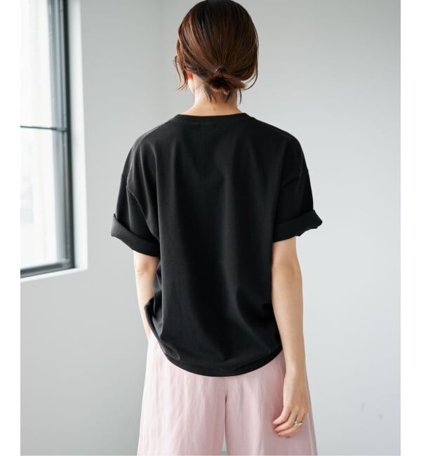 IENA「ウォッシャブルファインコットンニットTシャツ」|ニット・セーター|
