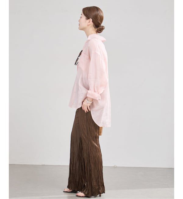IENA「5-knot/ファイブノット CRICKLE FIN FLARE TROUSERS パンツ 5KIE-CRCL-0004」|その他|