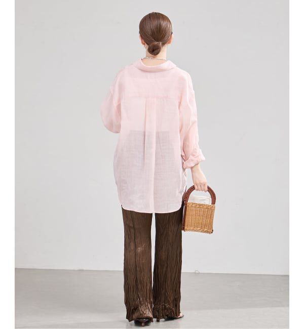 IENA「5-knot/ファイブノット CRICKLE FIN FLARE TROUSERS パンツ 5KIE-CRCL-0004」|その他|