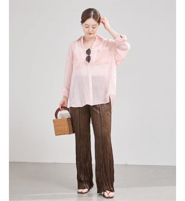 IENA「5-knot/ファイブノット CRICKLE FIN FLARE TROUSERS パンツ 5KIE-CRCL-0004」|その他|