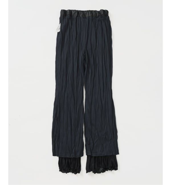 IENA「5-knot/ファイブノット CRICKLE FIN FLARE TROUSERS パンツ 5KIE-CRCL-0004」|その他|
