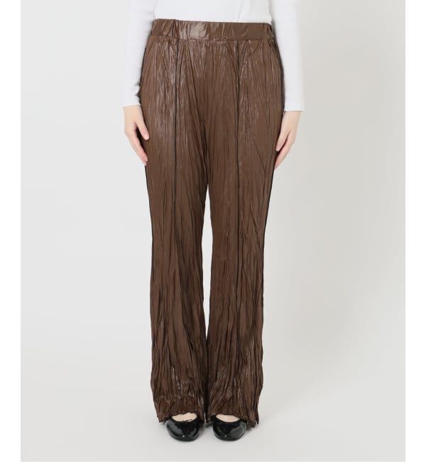 IENA「5-knot/ファイブノット CRICKLE FIN FLARE TROUSERS パンツ 5KIE-CRCL-0004」|その他|