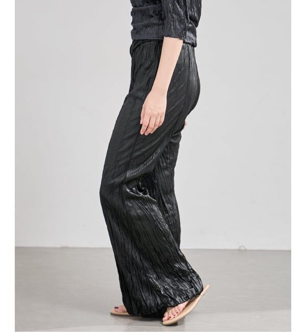 IENA「5-knot/ファイブノット CRICKLE FIN FLARE TROUSERS パンツ 5KIE-CRCL-0004」|その他|