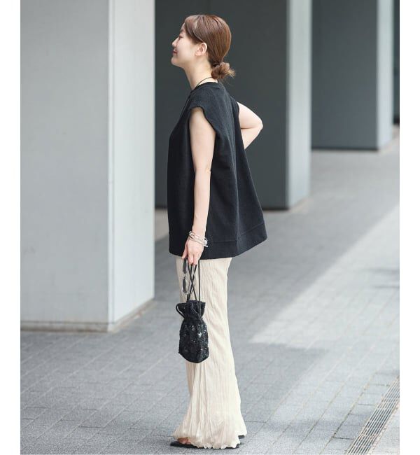IENA「5-knot/ファイブノット CRICKLE FIN FLARE TROUSERS パンツ 5KIE-CRCL-0004」|その他|