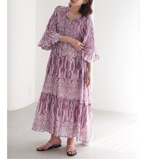 SLOBE IENA「《追加》India Ikat ワンピース」|ワンピース|