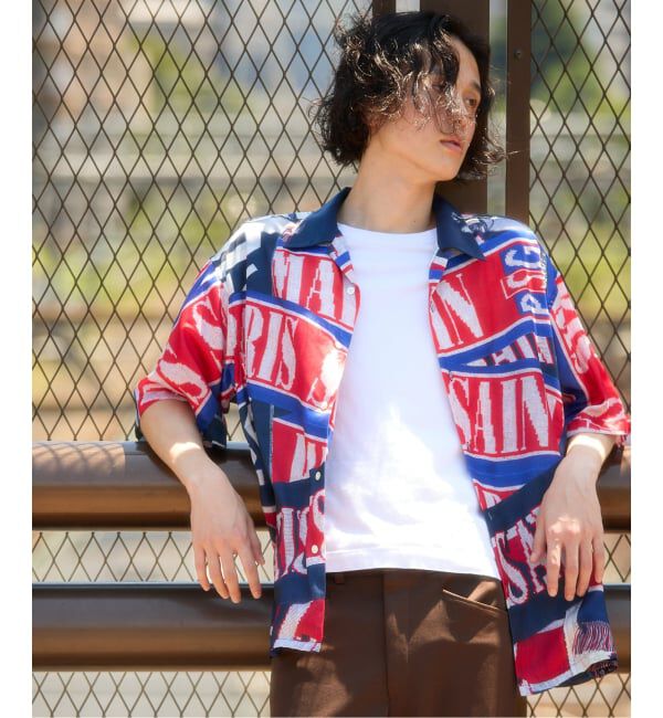 Paris Saint-Germain「【Paris Saint-Germain / パリ・サン＝ジェルマン】 VINTAGE SCARF SHIRT」|シャツ・ブラウス|ネイビー
