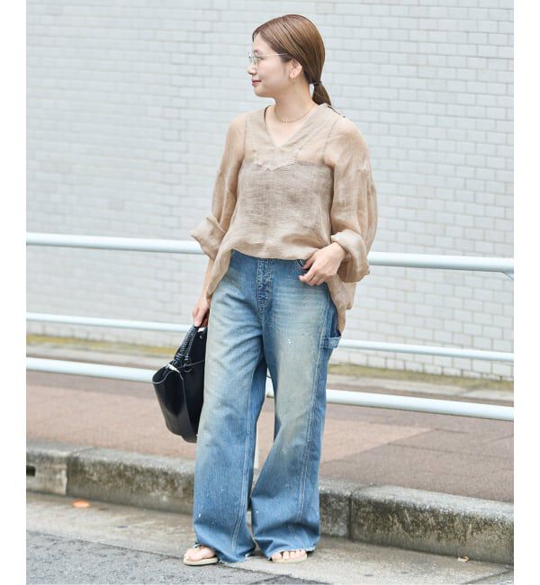 JOURNAL STANDARD「《追加2》リネンメッシュシャツ」|シャツ・ブラウス|