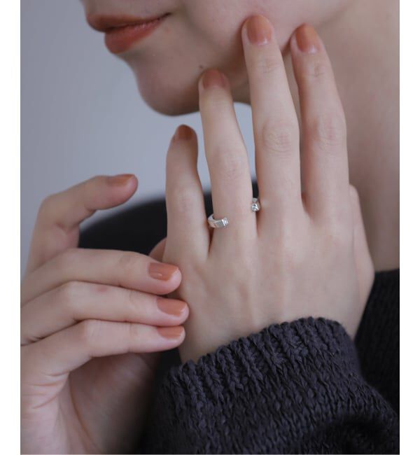 JOURNAL STANDARD「【VALENTINE /ヴァレンタイン】 Square Ring Cuff」|リング|