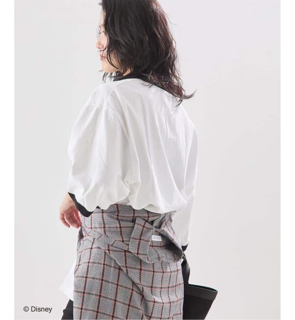 journal standard L'essage「《追加》【JANE SMITH/ジェーンスミス】 MICKEY FACE RINGER Tシャツ」|Tシャツ・カットソー|
