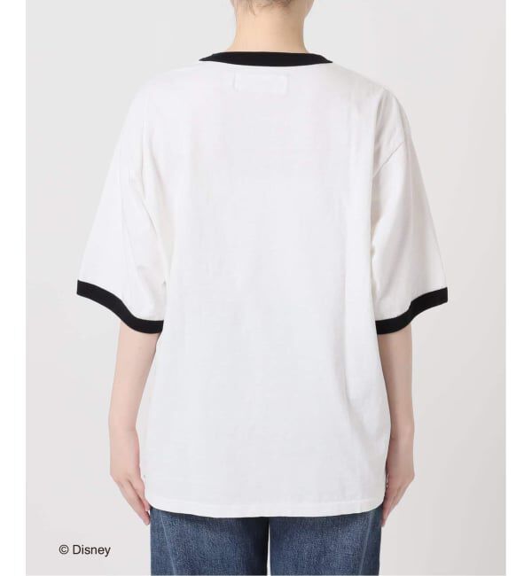 journal standard L'essage「《追加》【JANE SMITH/ジェーンスミス】 MICKEY FACE RINGER Tシャツ」|Tシャツ・カットソー|