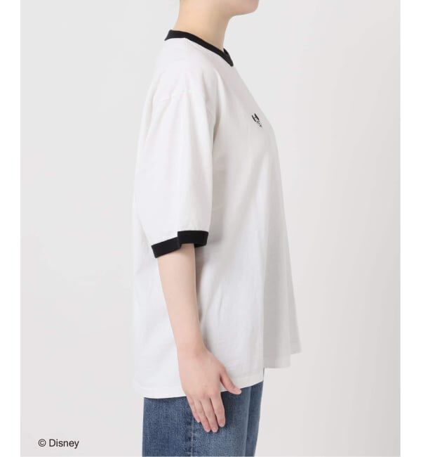 journal standard L'essage「《追加》【JANE SMITH/ジェーンスミス】 MICKEY FACE RINGER Tシャツ」|Tシャツ・カットソー|