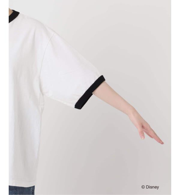 journal standard L'essage「《追加》【JANE SMITH/ジェーンスミス】 MICKEY FACE RINGER Tシャツ」|Tシャツ・カットソー|