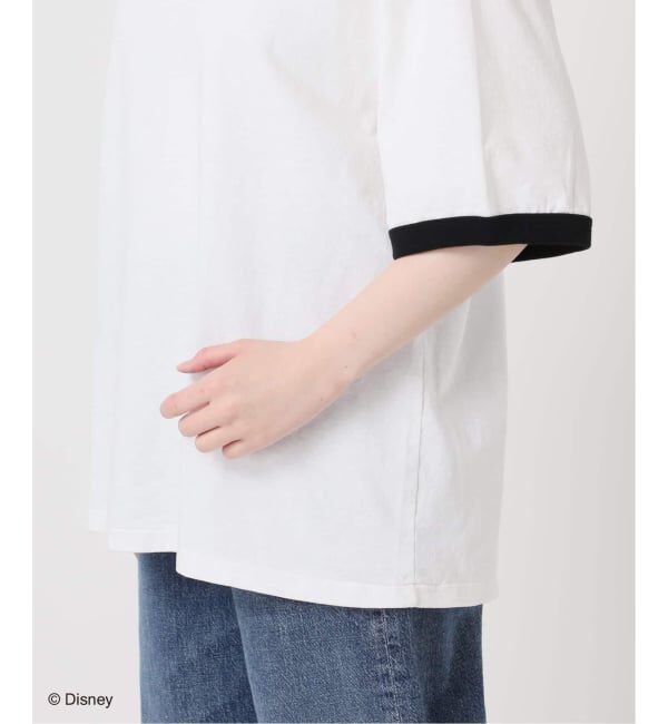 journal standard L'essage「《追加》【JANE SMITH/ジェーンスミス】 MICKEY FACE RINGER Tシャツ」|Tシャツ・カットソー|