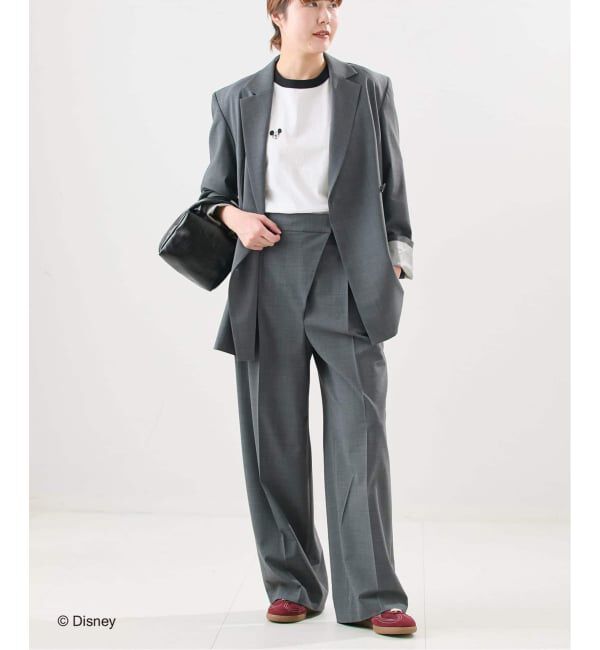 journal standard L'essage「《追加》【JANE SMITH/ジェーンスミス】 MICKEY FACE RINGER Tシャツ」|Tシャツ・カットソー|