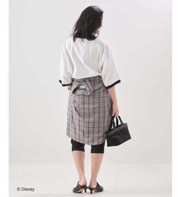 journal standard L'essage「《追加》【JANE SMITH/ジェーンスミス】 MICKEY FACE RINGER Tシャツ」|Tシャツ・カットソー|