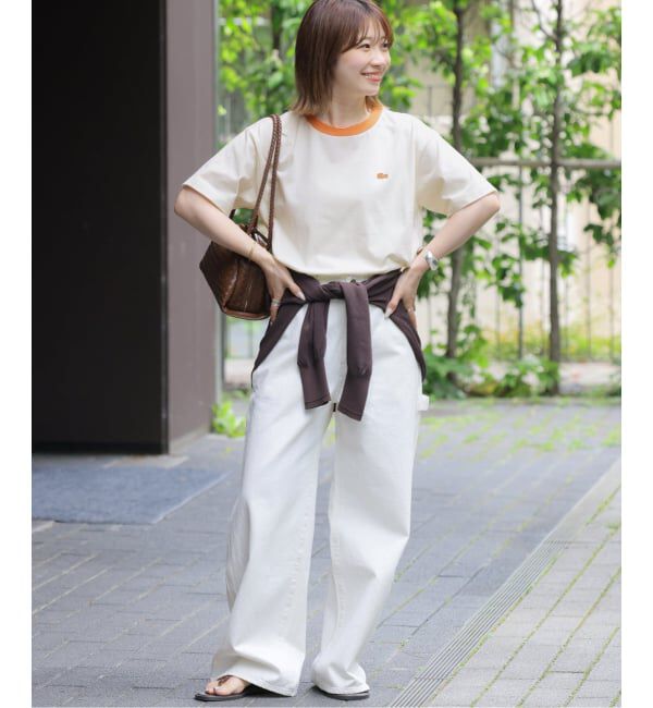 JOURNAL STANDARD relume「《追加》別注【LACOSTE/ラコステ】リンガーTシャツ」|Tシャツ・カットソー|