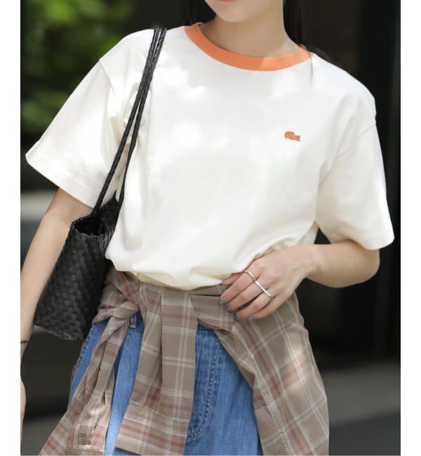 JOURNAL STANDARD relume「《追加》別注【LACOSTE/ラコステ】リンガーTシャツ」|Tシャツ・カットソー|